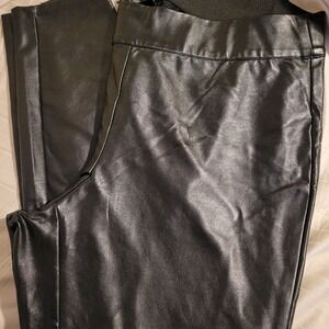 Lane Bryant faux leather leggings